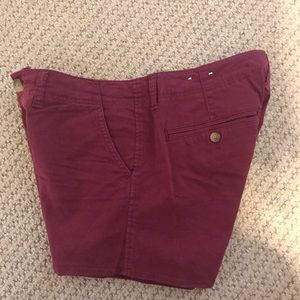 Burgundy American Eagle Shorts